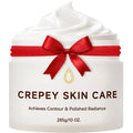 Crepe Skin Body Cream, Extra Large Size Body Skin Cream Lotion For Aging Crepe Skin With Collagen For Neck Arms Leg Deeply Moisturizer Cream, 10 Oz