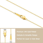 Gacimy Chain Necklace for Women, 14K Gold Plated/Silver Tone Cable Chain for Women, 1.1/1.3mm Thin Dainty Necklace Chains 16-24 Inch