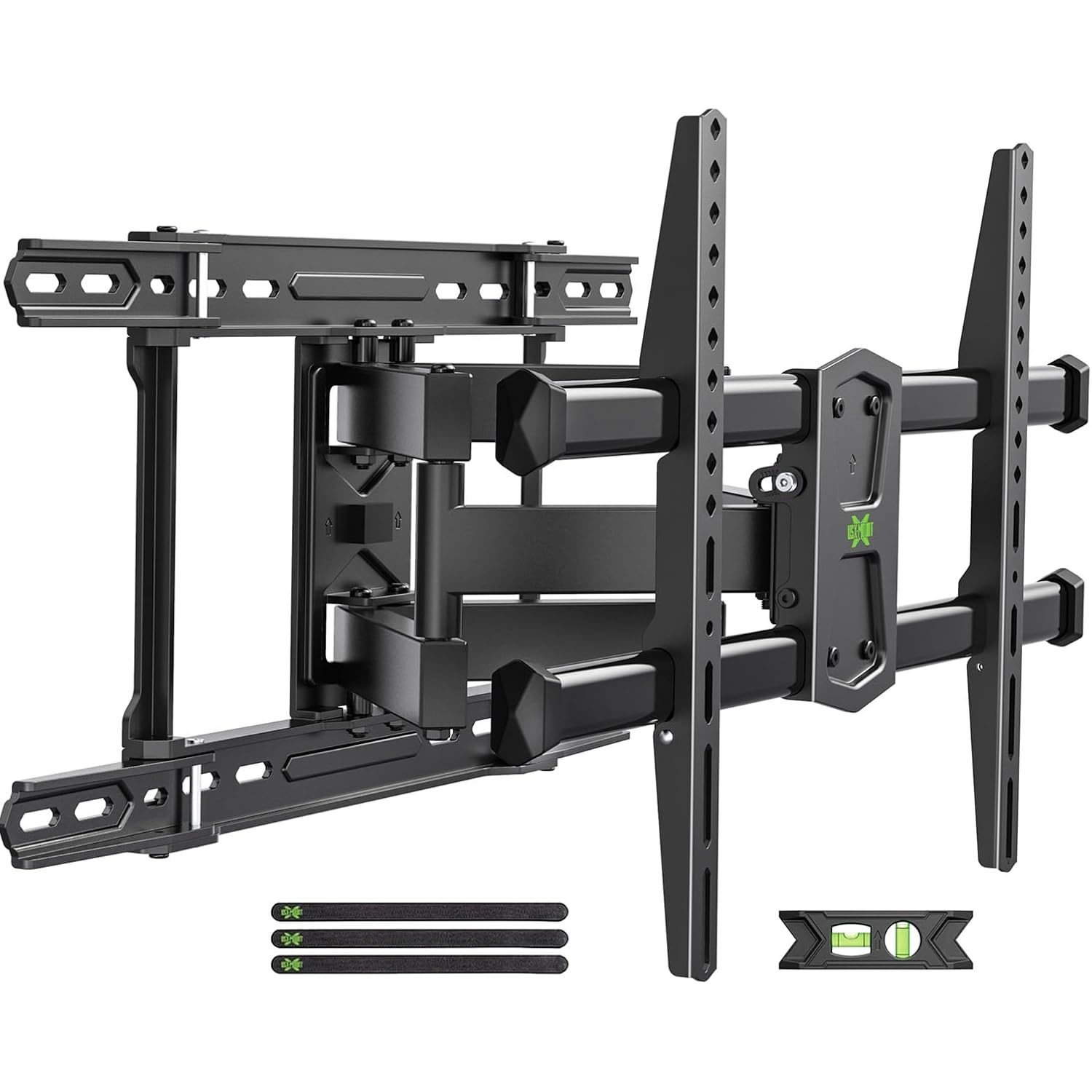 Usx Mount Ul Listed Tv Wall Mount For 42"-84" Tvs Up To 110Lbs And 8"-24" Wood Studs, Tv Mount With Tilt, Swivel & Extension, Wall Mounts Bracket With Dual Articulating Arms, Max Vesa 600X400Mm