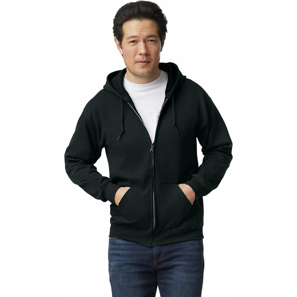 Gildan Unisex-Adult Fleece Zip Hoodie Sweatshirt, Style G18600, Multipack
