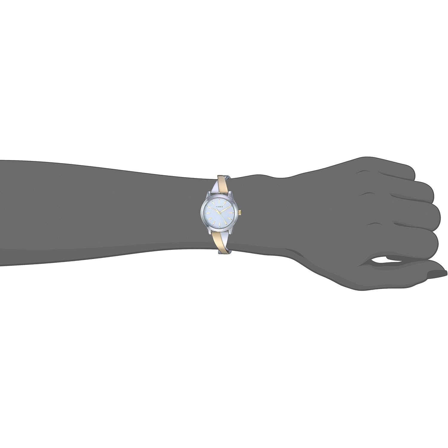 Timex Women's Stretch Bangle Crisscross 25mm Watch