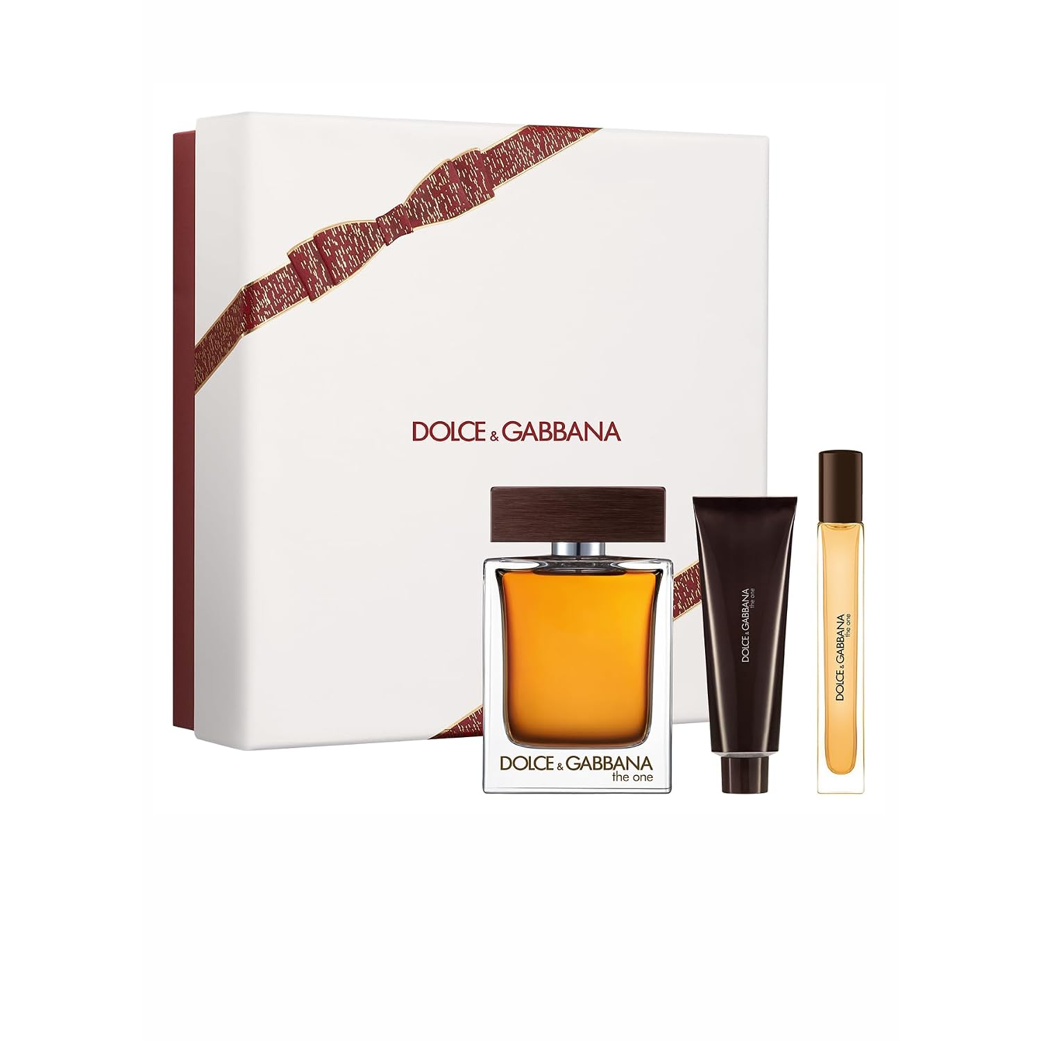 The One By Dolce And Gabbana For Men - 3 Pc Gift Set 3.3Oz Edt Spray, 0.33Oz Edt Spray (Mini), 1.69Oz Shower Gel