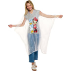 Disney Minnie Mouse Mickey Mouse Pluto Daisy Duck Rain Poncho Hoodie Unisex Adult