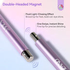 SAVILAND Essentials Cat Eye Magnetic for Nails: Pink Double-Head Nail Magnet Sturdy Cat Eye Magnet for Nails with Round Magnetic Bead Multifunctional Magnet for Cat Eye Gel Polish DIY Home Salon