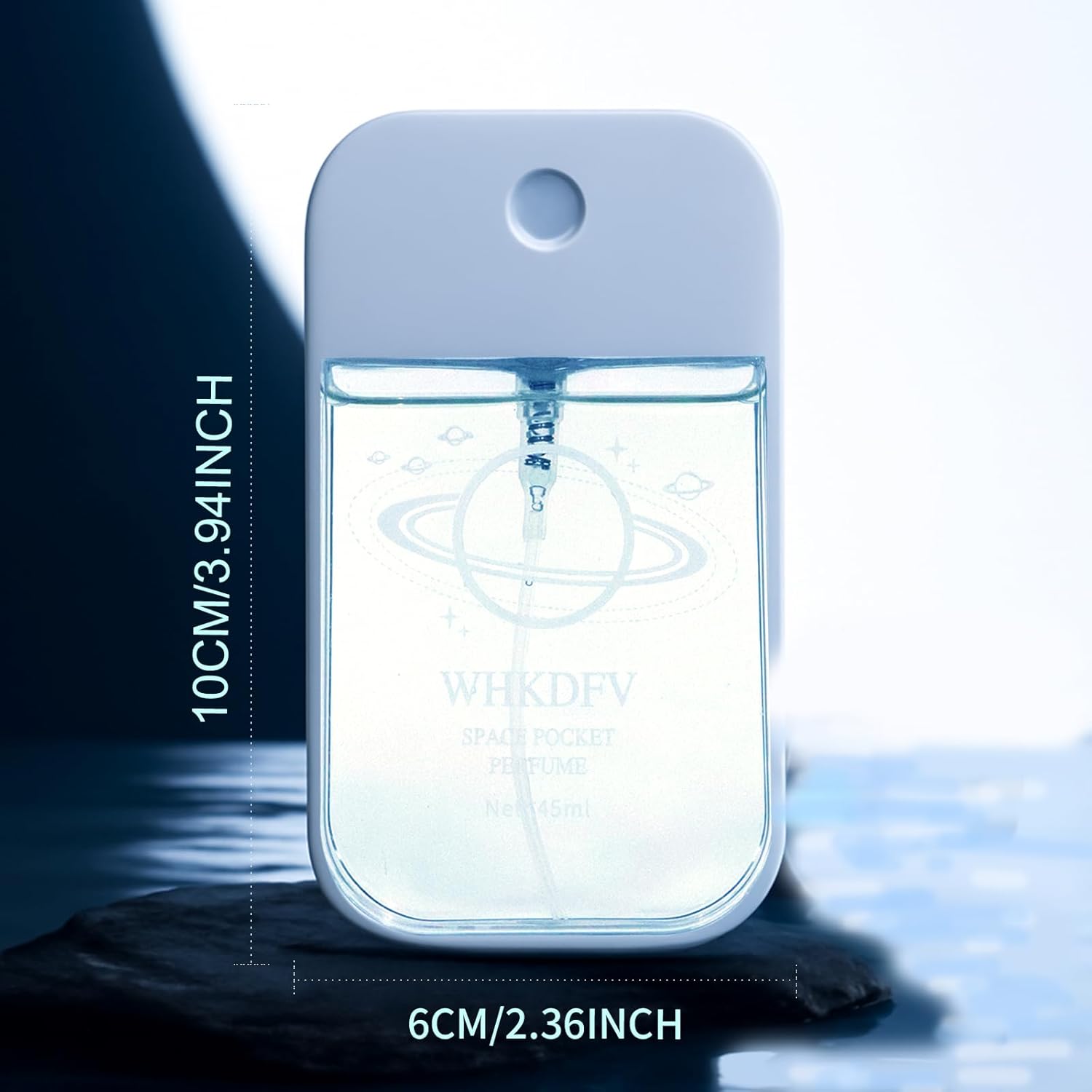 Men's Cologne Eau de Toilette, Bergamot Fresh Fragrance, Top Note Lemon Pepper, Base Note Vanilla Ether Cedar, 1.65 Ounce Portable Design
