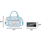 Cute Mini Purse Crossbody, Soft Pu Leather Messenger Shoulder Bag Cartoon Handbag, 2Pcs