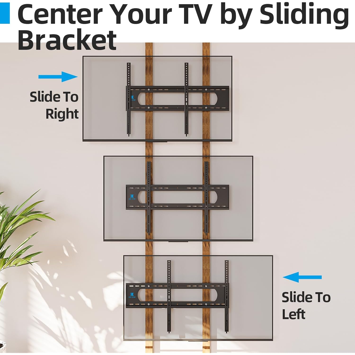 85 86 98 100 inch Heavy Duty TV Wall Mount for 55-120 inch Large TVs up to 220 LBS & 900x600mm Vesa, Ultra Slim Fixed TV Mount, Low-Profile TVS Bracket, 16" 24" 32" Wood Stud, Fit Most 65+ 75+ 120 TVs