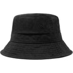 Hot Summer Bucket Hat - Trendy Cotton Sun Hat for Beach, Golf, Fishing - Fun Outdoor Vacation Boonie for Men and Women Black