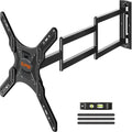 Elived Long Arm Tv Wall Mount For Most 26-65 Inch Tvs, 37.4 Inch Long Extension Tv Mount Swivel And Tilt, Max Vesa 400X400Mm, Full Motion Wall Mount Tv Bracket Holds Up To 77 Lbs.