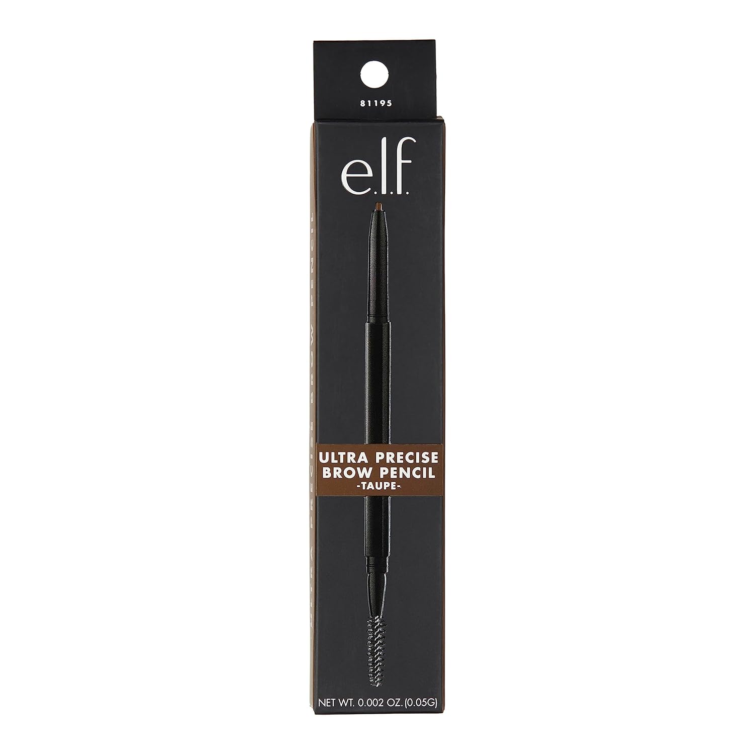 e.l.f. Ultra Precise Brow Pencil, Dual-Ended, Ultra Fine Tip Defines & Fills Eyebrows, Creamy Formula, Vegan & Cruelty-Free, Taupe