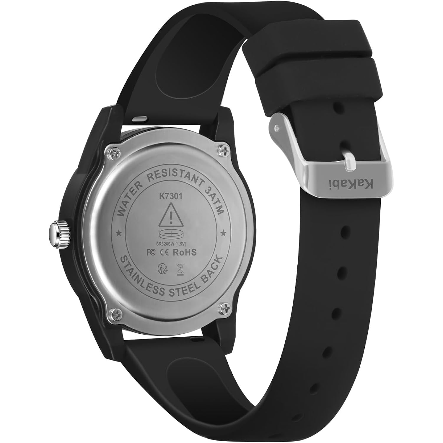Men'S Easy To Read Watch, Unisex Military Sport Analog Quartz Casual Wristwatch With Comfortable Silicone Strap, 24 Hour Time, 30M Water Resistance