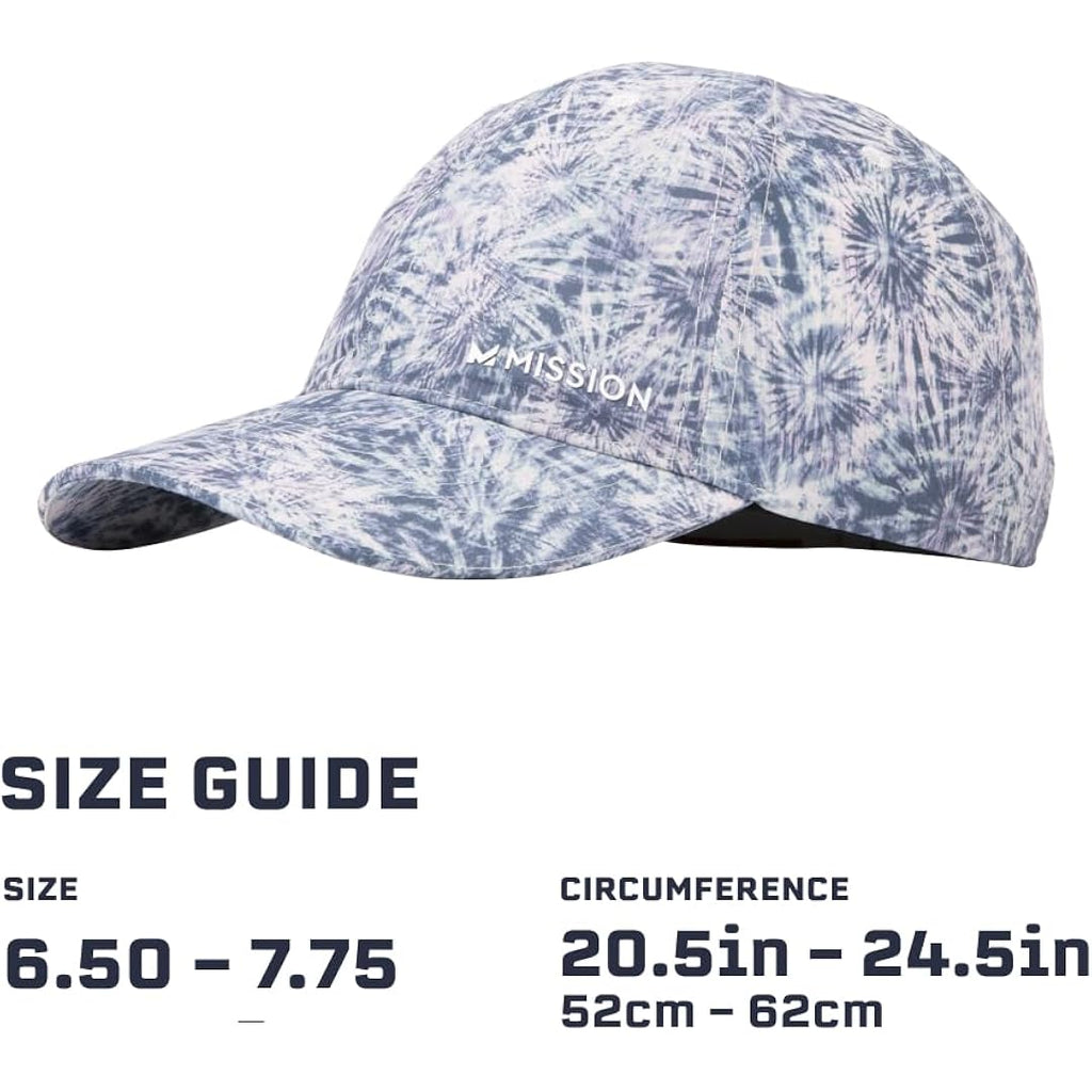 MISSION Cooling UPF Performance Hat - Unisex One Size Cap for Workouts, Golf & Running - Sweat & Water Activated Technology
