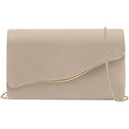 Clutch Purses For Women Evening Bag Faux Suede Formal Party Wedding Cocktail Prom