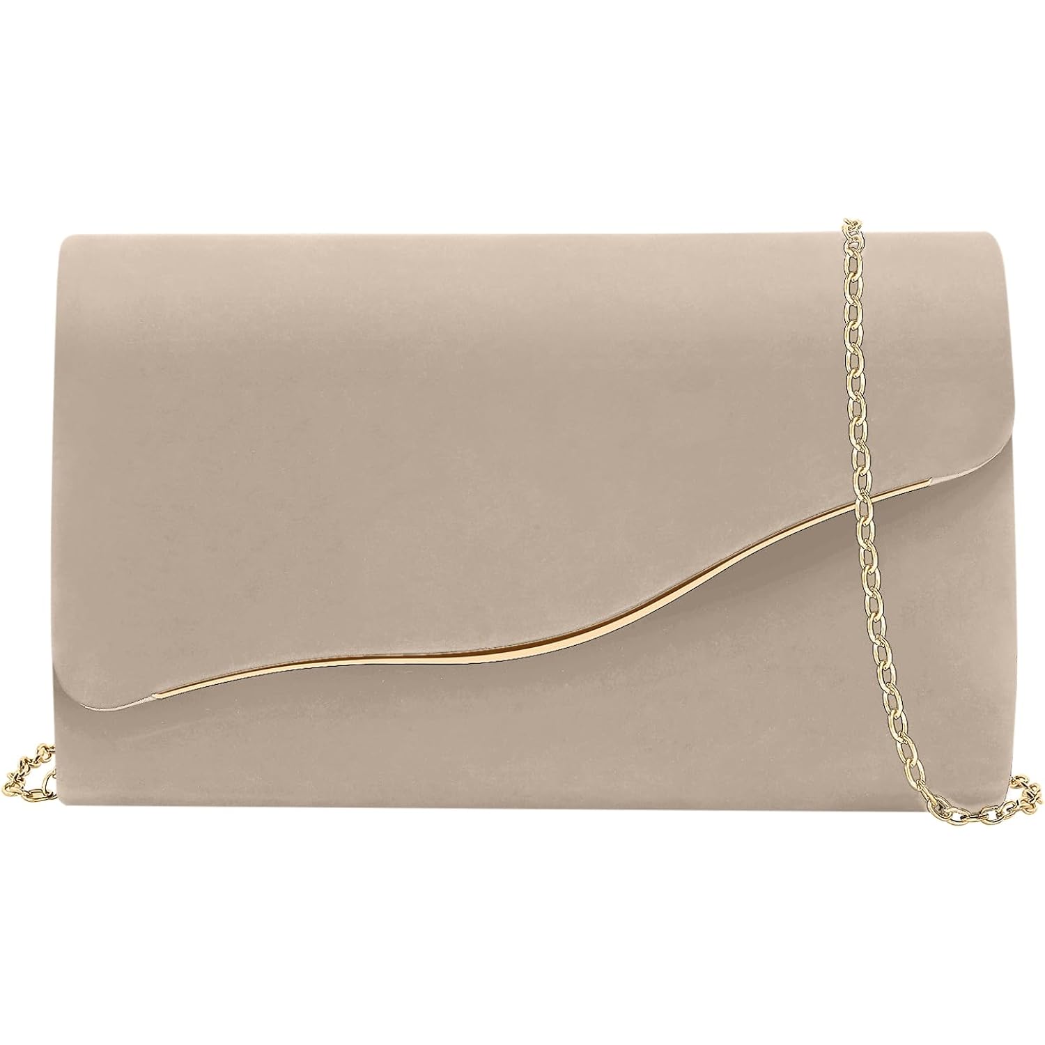 Clutch Purses For Women Evening Bag Faux Suede Formal Party Wedding Cocktail Prom