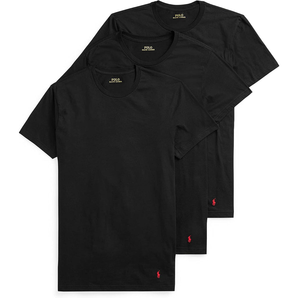 Polo Ralph Lauren Men'S T-Shirt, 3-Pack, Classic Men'S Cotton Crewneck Shirts, Moisture-Wicking, (Long, Big & Tall)