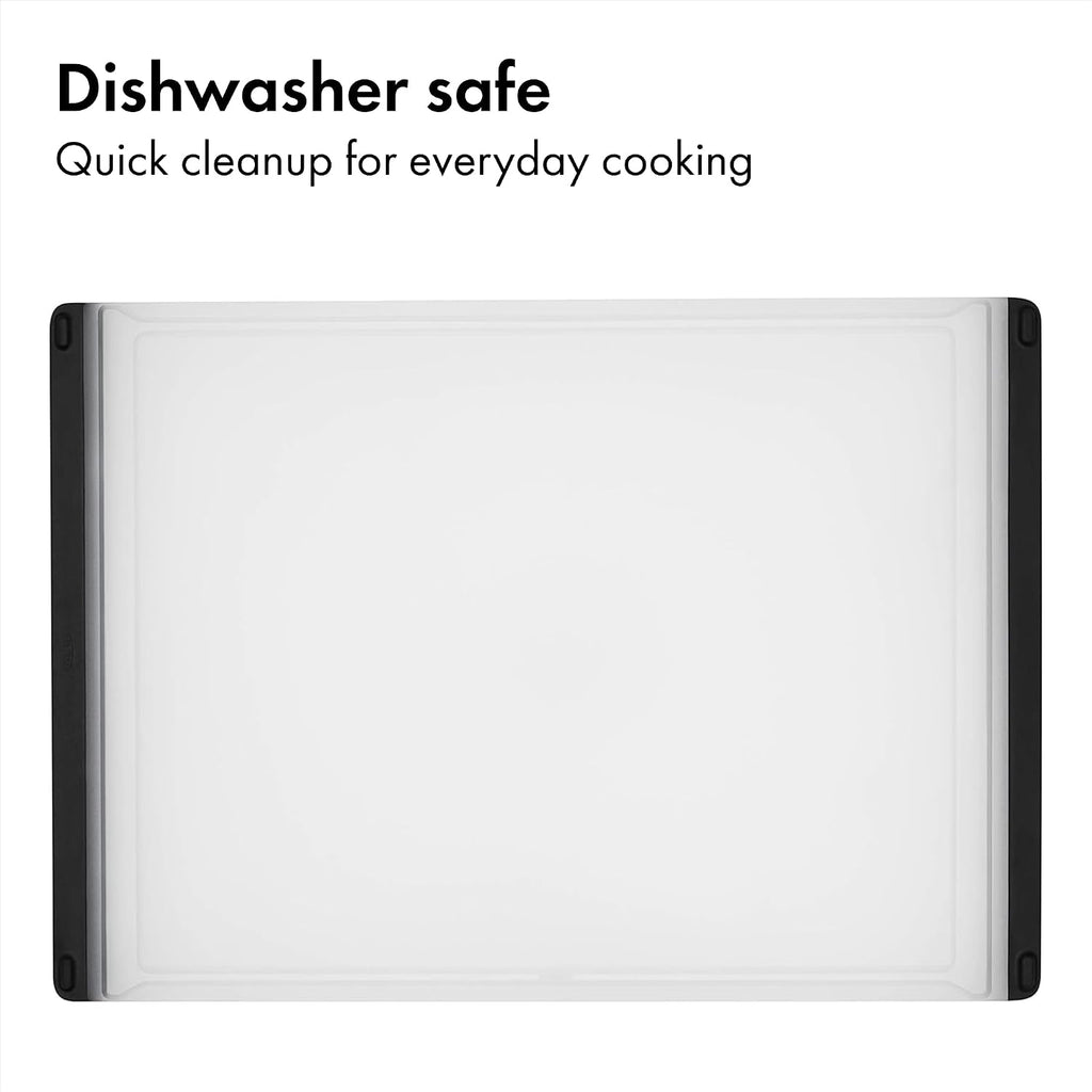 Oxo Good Grips 2-Piece Cutting Board Set, Cutting Boards For Kitchen Prep, Non-Porous Double-Sided Design, Dishwasher-Safe, Durable Kitchen Essentials