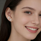 Sterling Silver Post Star Stud Earrings for Women Teen Girls Gifts Trendy Hypoallergenic Small Post Pierced Studs Earrings Jewelry