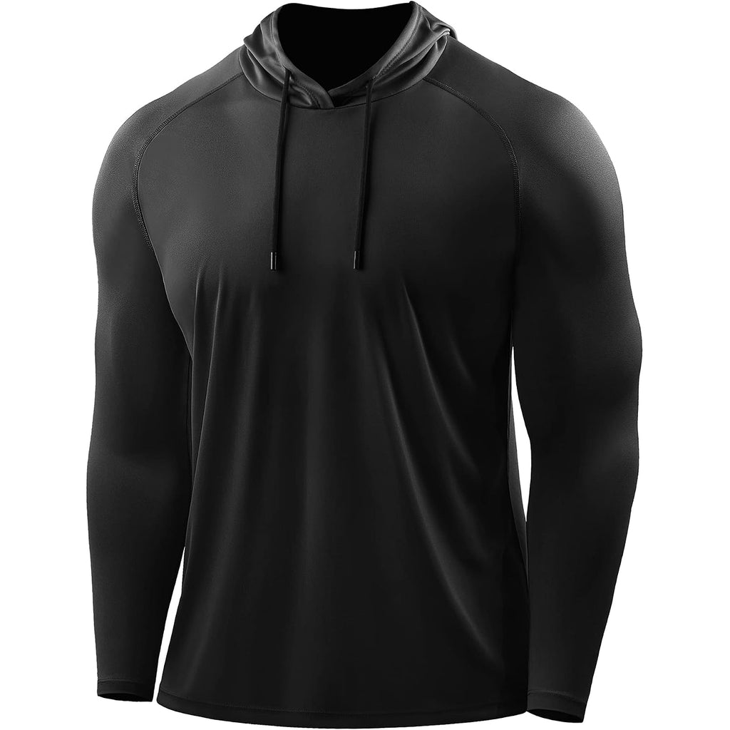 Cadmus Men'S Workout Long Sleeve Fishing Shirts Upf 50+ Sun Protection Dry Fit Hoodies