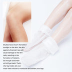 3 Pairs Hydrating Long Leg Feet Mask,Long Leg Feet Masque,Feet Peeling Mask,Moisturizing Nourishing Exfoliating Foot Mask for Women