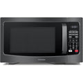 TOSHIBA EM131A5C-BS Countertop Microwave Ovens 1.2 Cu Ft, 12.4" Removable Turntable Smart Humidity Sensor 12 Auto Menus Mute Function ECO Mode Easy Clean Interior Black Color 1000W
