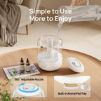 Dreo 3L Humidifiers For Bedroom, 30H Runtime, 26 Db Quiet, New Edition | Easy To Refill & Clean, Precise Humidity Control, Night Light, Cool Mist Air Humidifier For Large Room, Baby Nursery