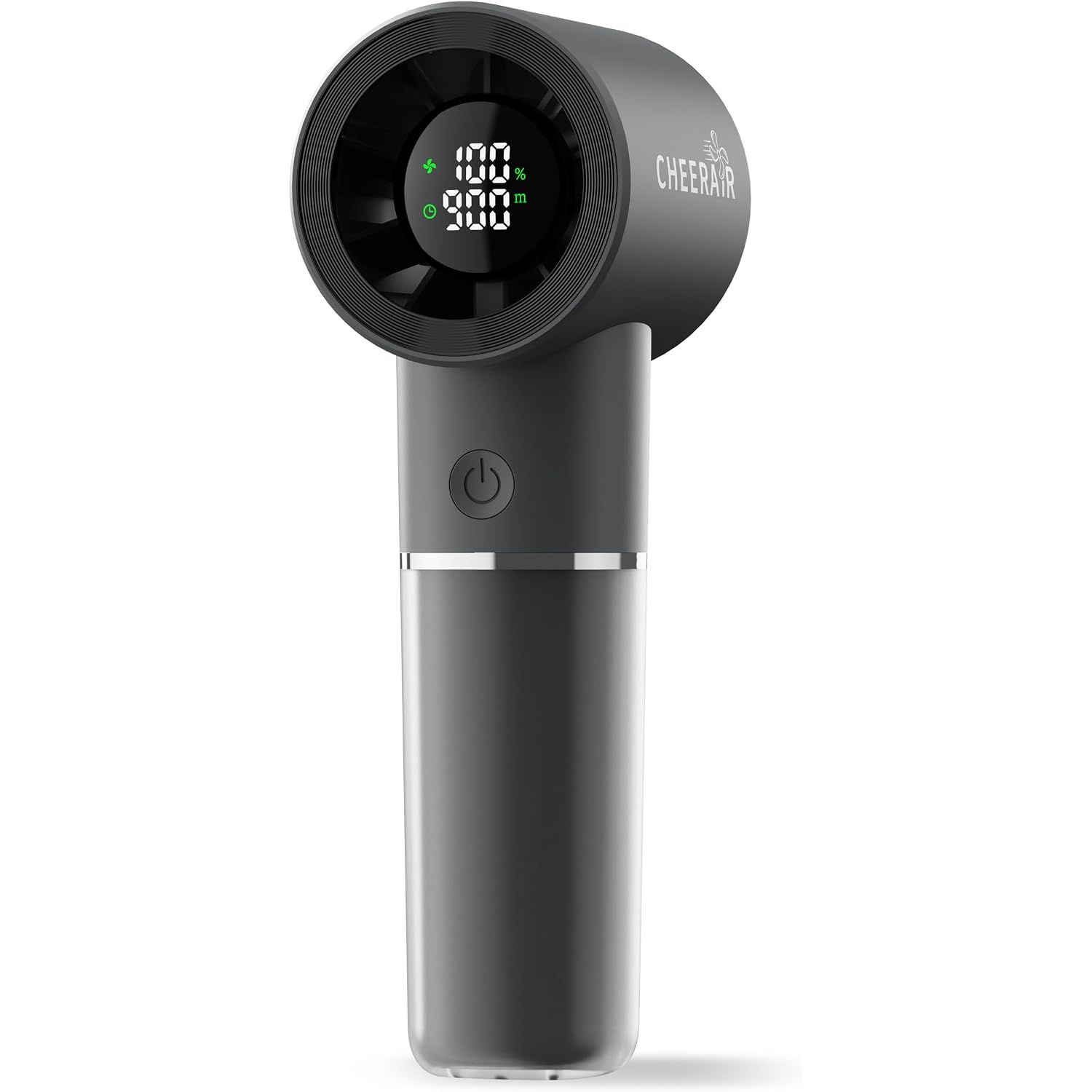 Handheld Portable Fan, 6-Speed Powerful Mini Personal Fan, Rechargeable 5000Mah Battery With Up To 15 Hours Runtime, Pocket Turbo Fan With Smart Led Display, Ideal For Travel, Camping, Makeup