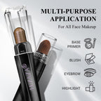 Luxaza Pro Neutral Eyeshadow Stick Makeup 6Pcs Set, Brown Nude Metallic Shimmer Matte Cream Eye Shadow Palette Eyeliner Brightener Pencil Crayon, Halloween Makeup - Brown Canyon