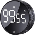Avinia Digital Kitchen Timers, Visual Timers Large Led Display Magnetic Countdown Countup Timer For Classroom Cooking Fitness Baking Studying Teaching, Easy For Kids And Seniors Black