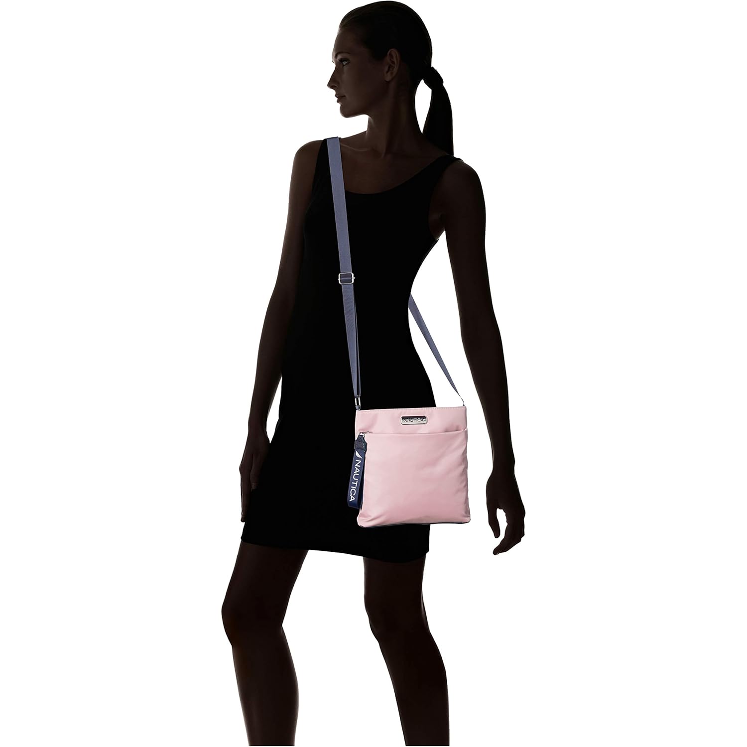 Nautica Diver Nylon Small Women's Crossbody Bag Purse with Adjustable Shoulder Strap