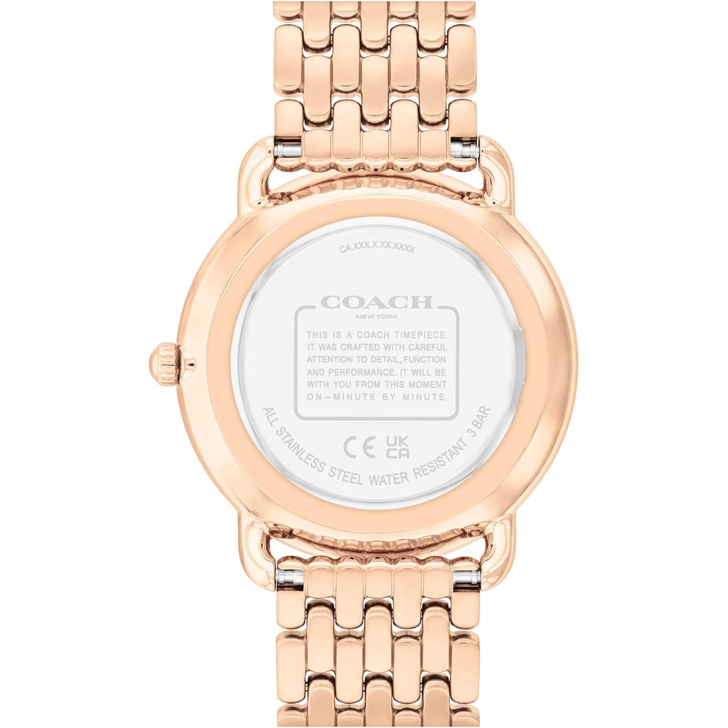 Coach Elliot Women'S 2H Quartz Watch - 36Mm Stainless Steel Bracelet - Colorful Floral Design - Premium Fashion - Gift For Her