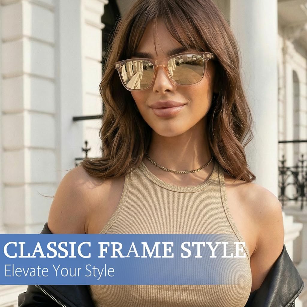 Myiaur Classic Sunglasses For Women Polarized Driving Anti-Glare Uv Protection