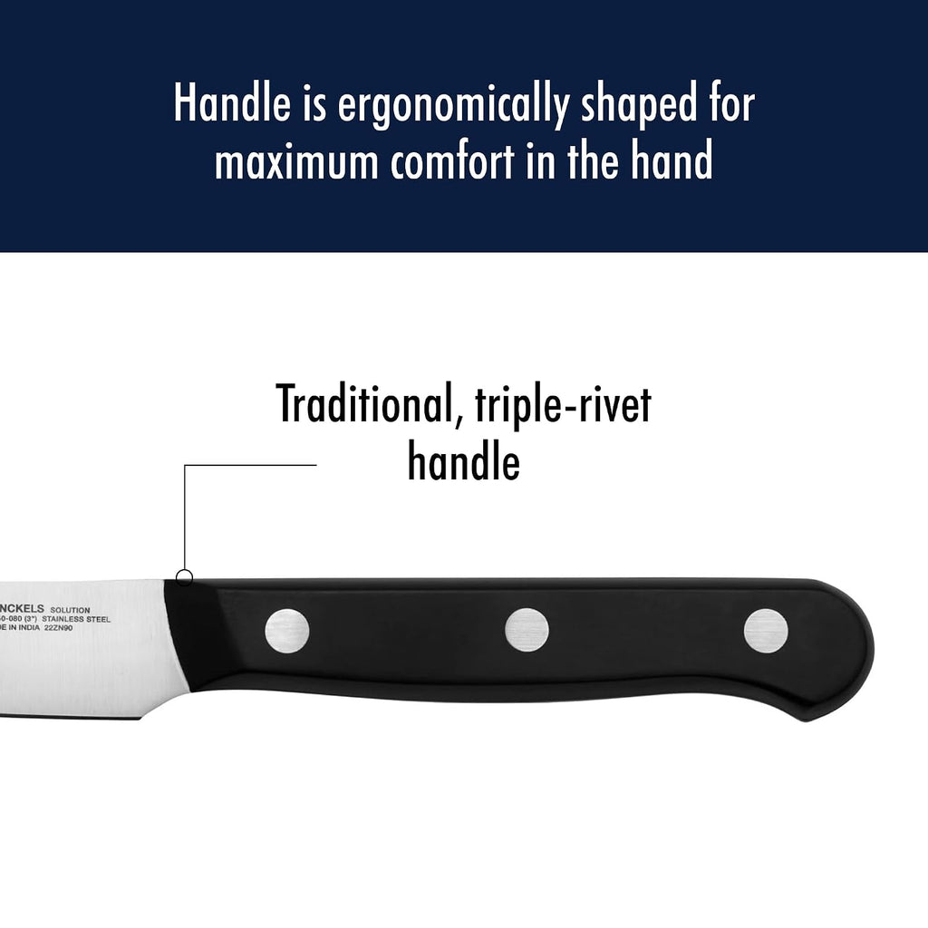 Henckels Solution 7-Pc Knife Set, Razor-Sharp, German Engineered, Natural