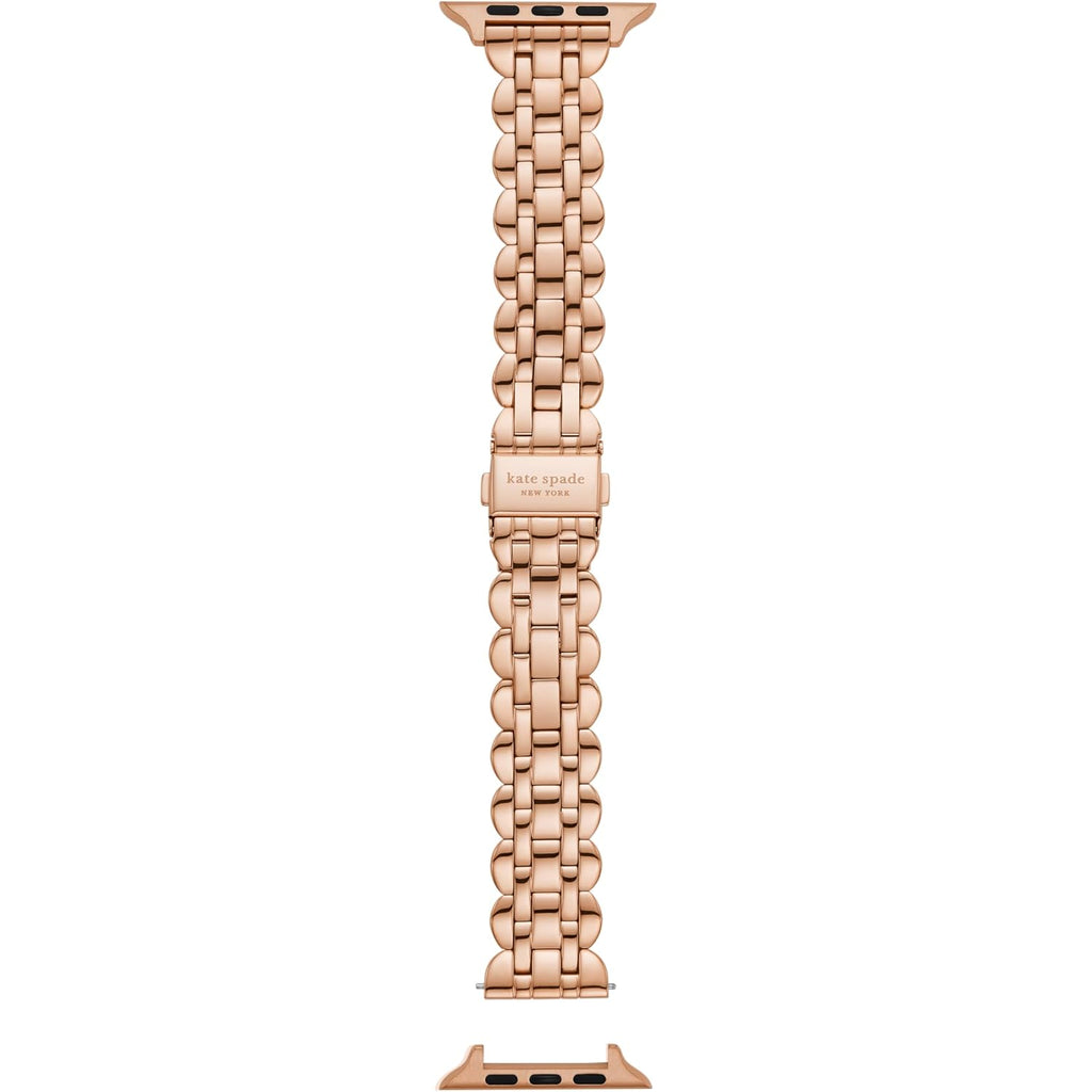 Kate Spade New York Designer Interchangeable Stainless Steel Band Compatible With Your 38/40/41Mm Apple Watch Series 9/8/7/6/5/4/3/2/1/Se