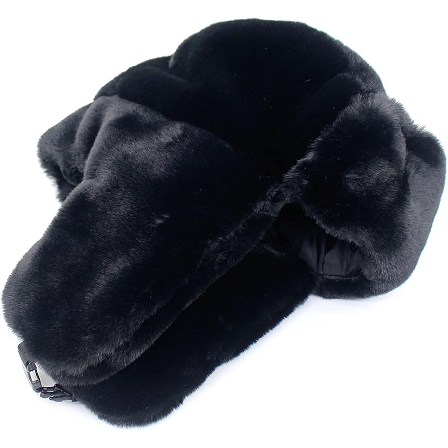 Winter Ushanka Russian Trapper Hats with Ear Flaps,Warm Full Hood Earflap Hat for Men and Women Windproof Fluffy Hats