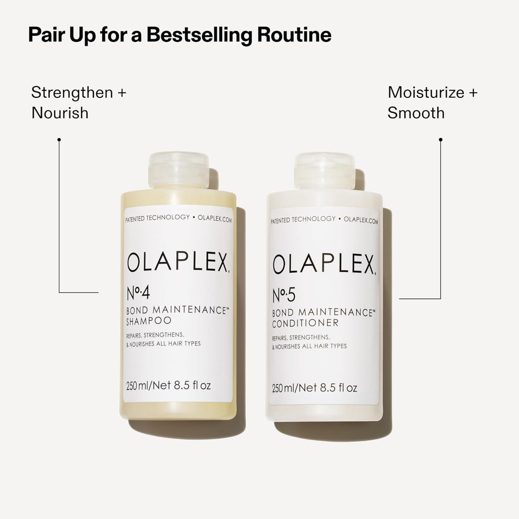 Olaplex N°.4 Bond Maintenance™ Hair Strengthening Shampoo: Repairs Damage & Defend Against Future Breakage | Replenishes Hydration | For Coily, Curly, Straight, and Wavy
