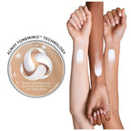 Almay Skintone Matching Foundation, Smart Shade Face Makeup with SPF 15, Hypoallergenic, Oil-Free, Dermatologist-Tested, 300 Straight Up Medium, 1 fl oz