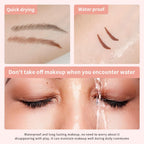 2 Pcs Dual-Ended Eyeliner Stamp, Easy To Apply Cat Eye Stamp With L/R Markings, Waterproof & Smudge-Resistant, Beginner-Friendly Winged Eyeliner (Black)
