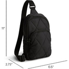 Vera Bradley Women'S Featherweight Lorman Sling Backpack, Pumice Stone, One Size