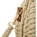 Women Straw Shoulder Handbag Natural Summer Beach Tote Bag Soft Bell Purse Straw Hobo Crossbody Bag 2026