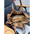 Leather Totes Handbag Shoulder Bag Sling Hobo Commuter Crossbody Bag Large Capacity Locker Versatile Casual Luxury
