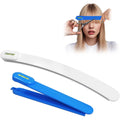 Professional Hair Styling Tools: Diy Layering And Trimming Kit With Clips, Guide For Bangs, Layers, Split Ends - Blue