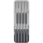 Joseph Joseph DrawerStore Knife Organizer, holds up to 9 knives, Kitchen Organization & Drawer Storage – Compact, Gray