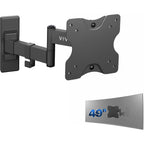 Vivo Full Motion Ultrawide Monitor Wall Mount, Fits Ultra-Wide Screens Up To 49 Inches And 44 Lbs, Tilt And Swivel Arm, Black, Mount-Vw01M