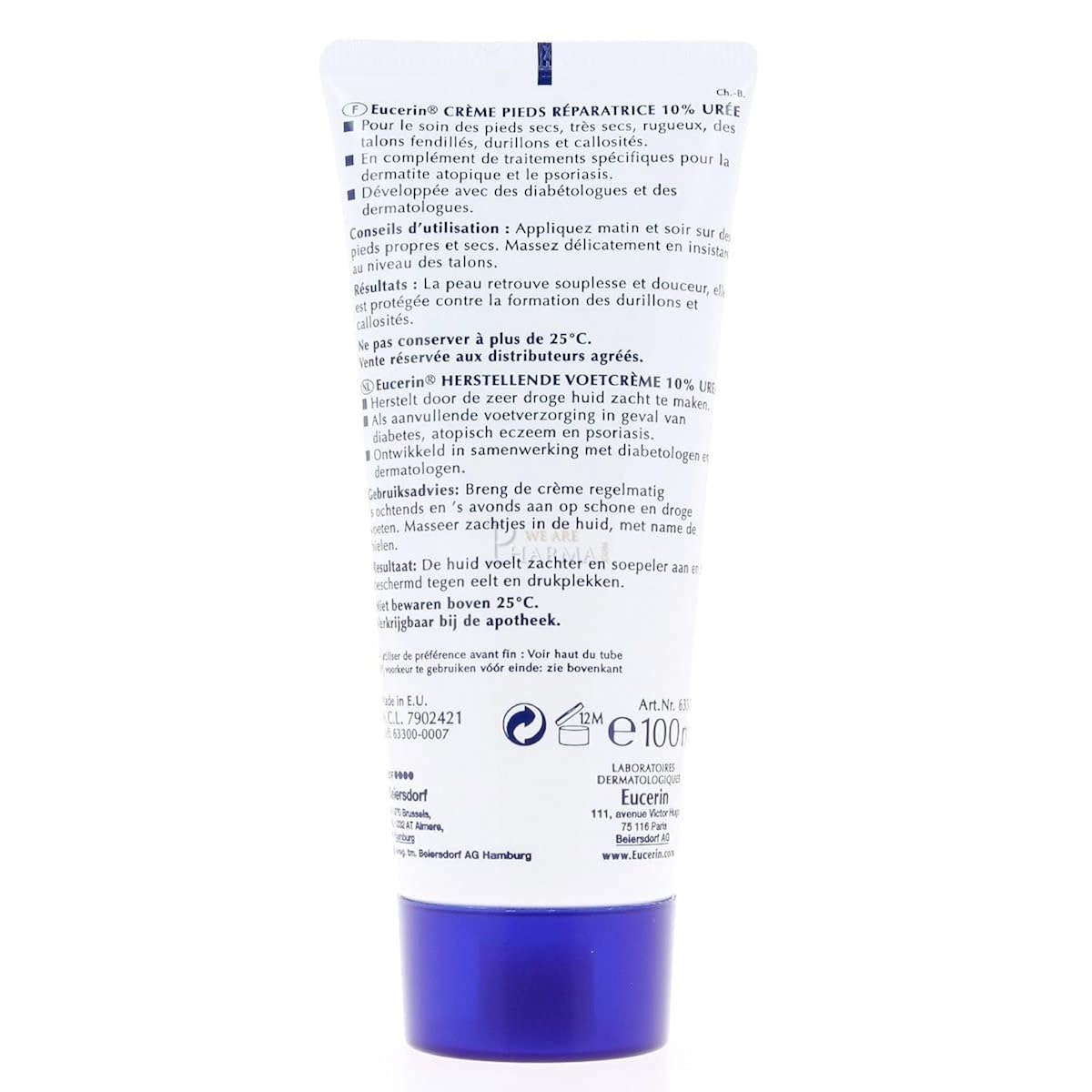 Eucerin UreaRepair Plus Foot Cream 10% Urea 100ml