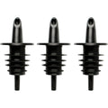 Hawaiian Shaved Ice Syrup Precise Control Bottle Pourers, Professional Pour Spouts For Snow Cone & Drink Flavors (3-Pack)
