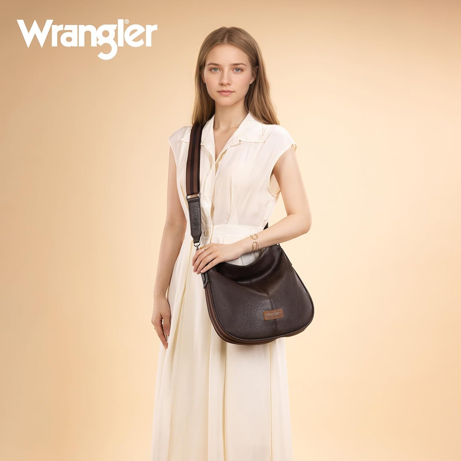 Wrangler Hobo Bags Crossbody Bag For Women Shoulder Purse Handbags With Adjustable Strap