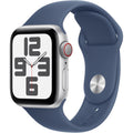 Apple Watch Series 10 [GPS + Cellular, 46mm] - Silver Aluminum Case with Denim Sport Band, M/L (Renewed)