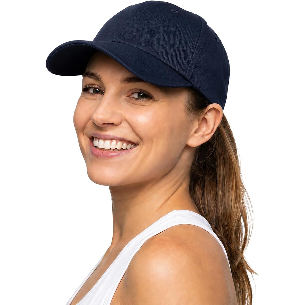 Womens Satin Lined Unstructured Baseball Cap Unisex Silk Lining Washed Cotton Adjustable Vintage Dad Hat