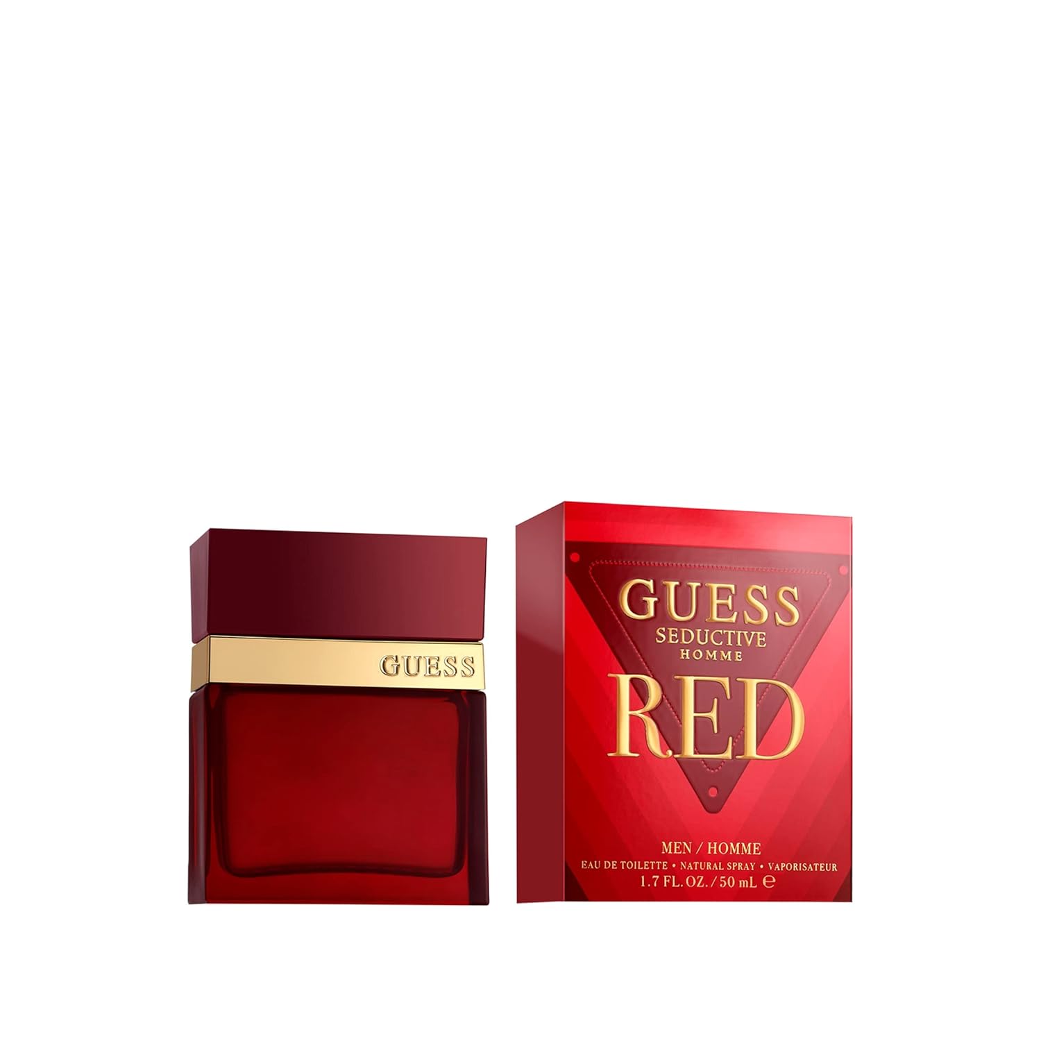 Guess Seductive Red Men/Homme Eau de Toilette Cologne Spray For Men, 1.7 Fl. Oz.