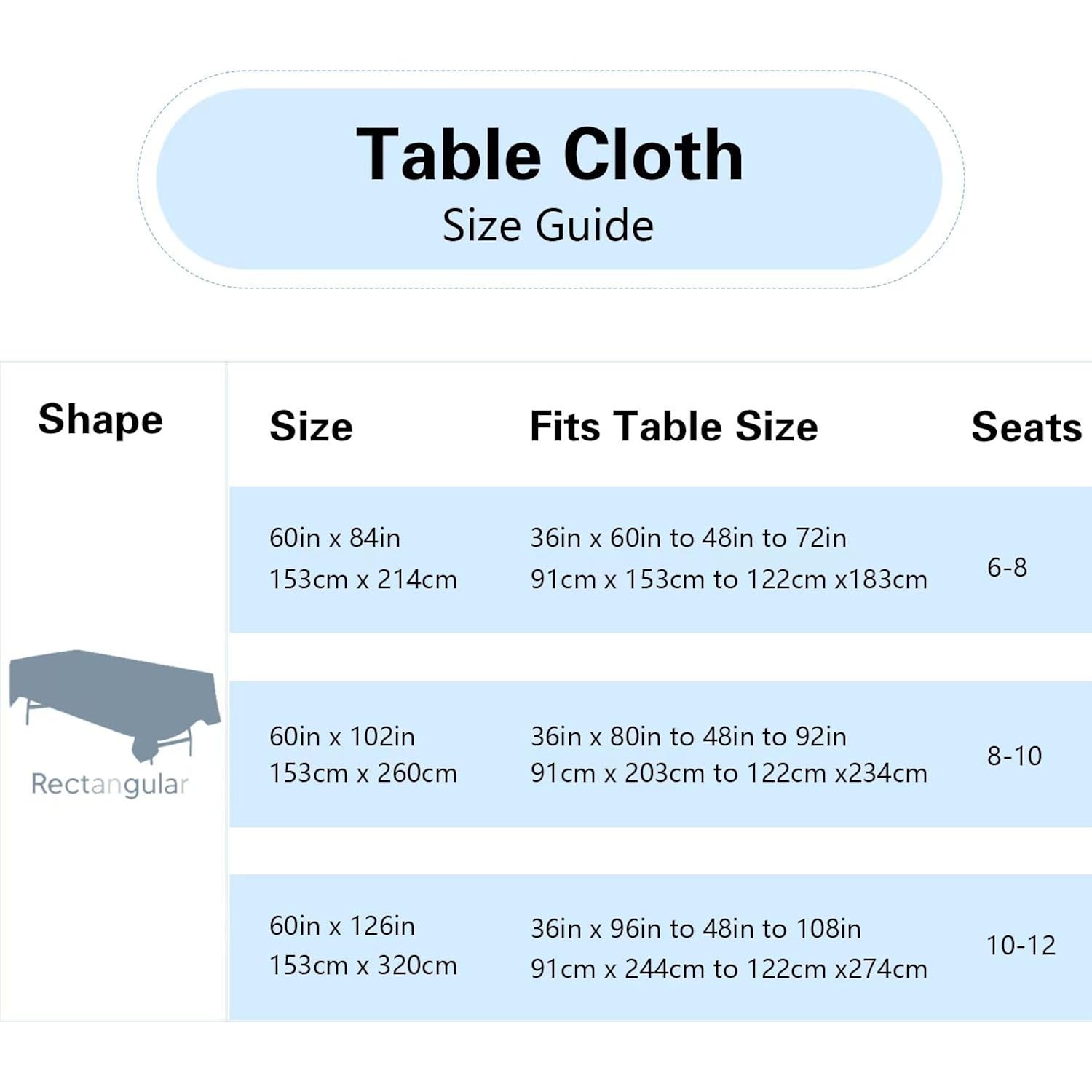 FINDYOU 10 Pack White Table Cloth Rectangle Table 60 x 102 Inch Tablecloths for 6 Foot Rectangle Tables. Stain and Winkle Resistant Polyester Washable White TableCloths for Parties Wedding Dining